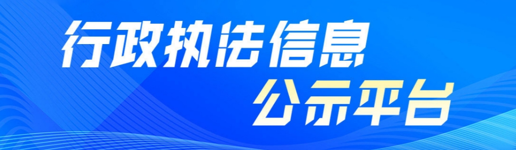行政執(zhí)法信息公示平臺
